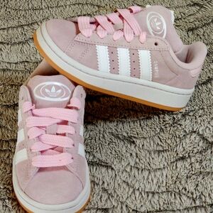 NWOB adidas Originals Toddler Campus 00s - Clear Pink/White (JP5508) Sz 11K